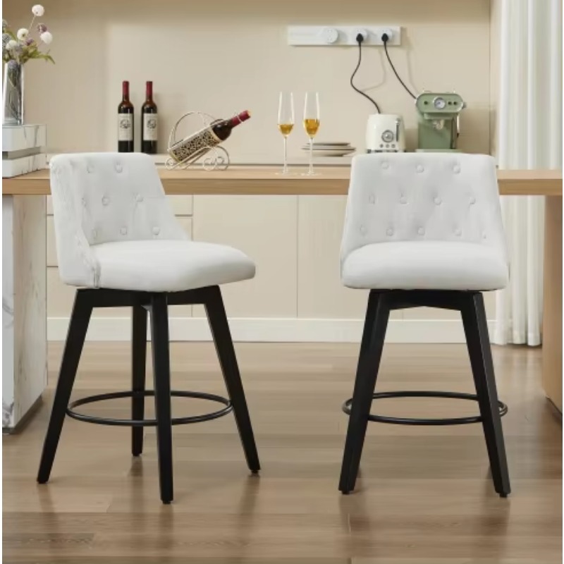 Modern style fabric bar stool  - Interior Design Kitchen And Living Room ulasan dan harga